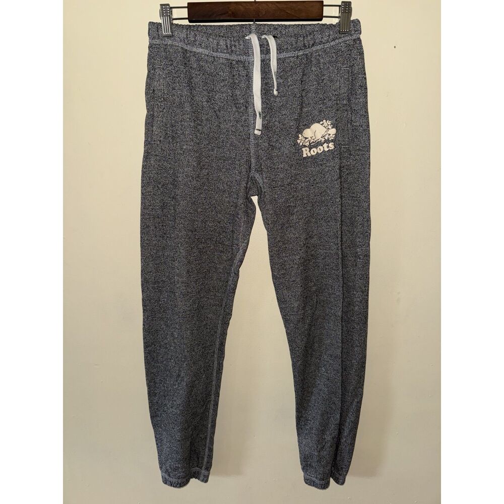 Roots Salt & Pepper Slim Cuff Jogger Sweatpants Heather Gray XXS